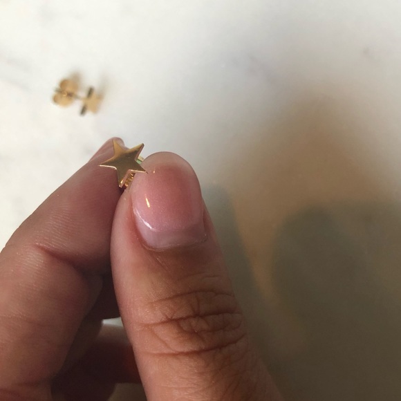 Star Stud Earrings - Picture 3 of 3